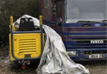 JCB road roller and 1 ton hi tip dumper recovery