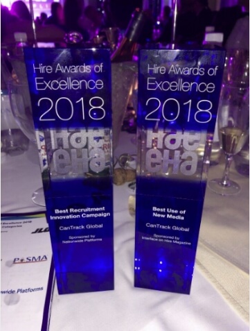 CanTrack Global cleans up with 2 wins at the HAE awards!