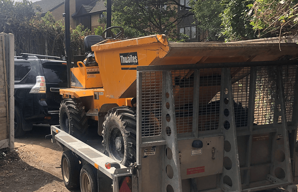 Thwaites 3 Ton Dumper recovered from Sussex
