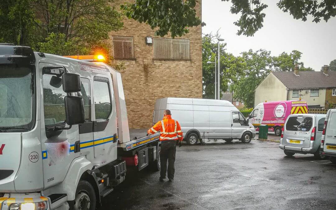 Mini-Excavator and van recovered