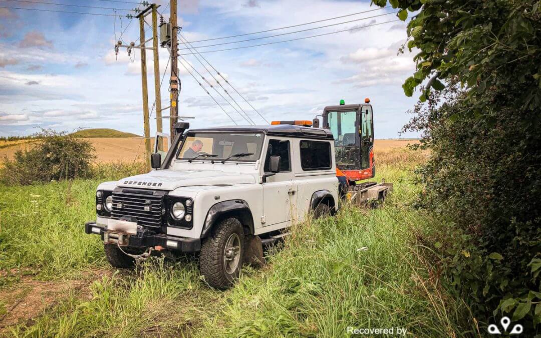 Mini Excavator Recovered