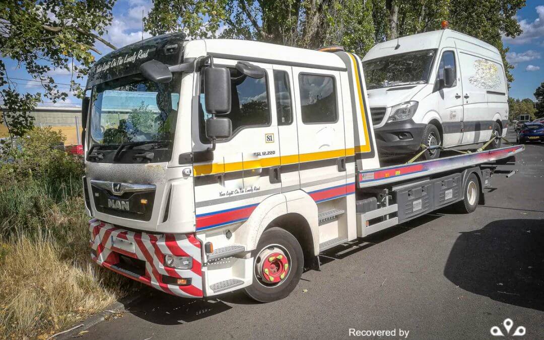 Successful van recovery in Greater London