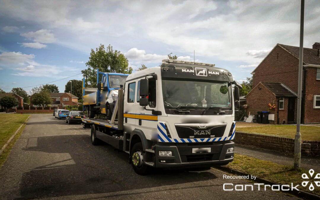 Another successful van recovery in Greater London