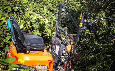 Kubota Excavator recovered from South Wales
