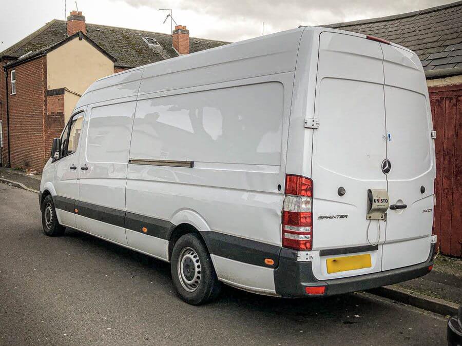 Mercedes Sprinter Stolen/Recovered from West Midlands