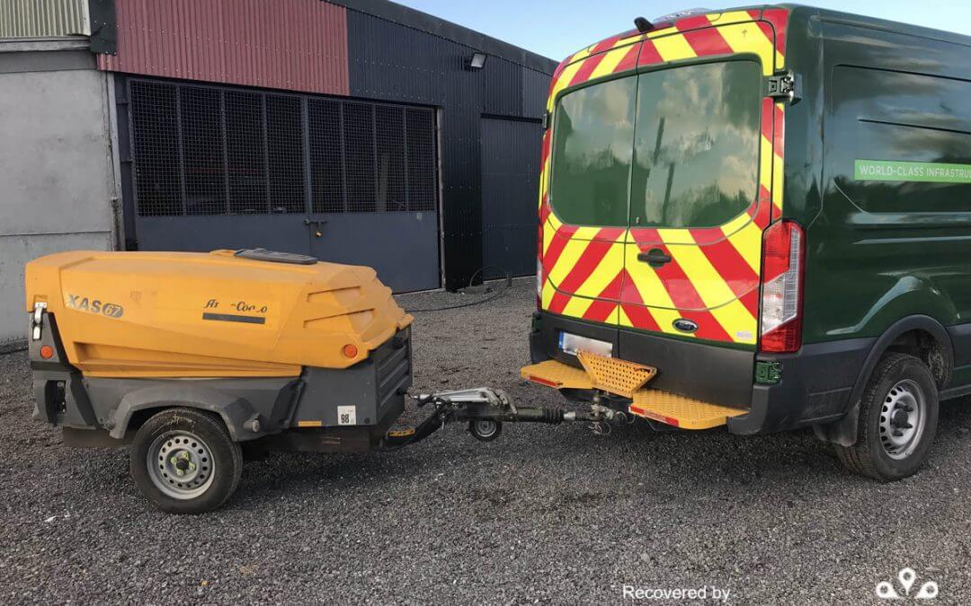 Compressor stolen from London – recovered from Ireland