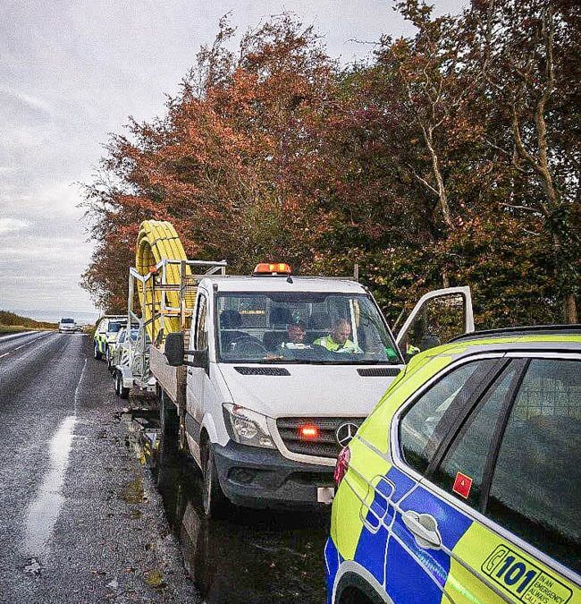 Coil pipe trailer stolen from Essex