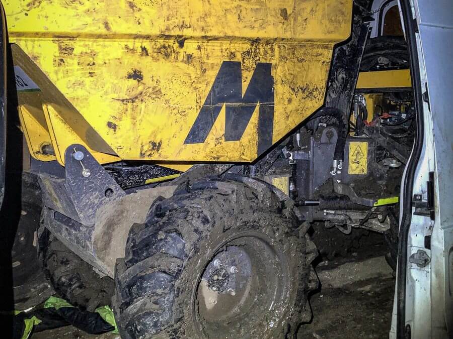 1 Ton Hi Tip Dumper Stolen and recovered in Hertfordshire