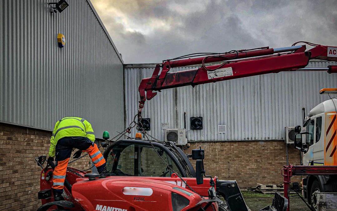 Telehandler stolen from London, recovered in Essex