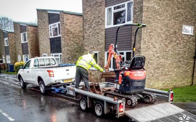 Kubota Micro Excavator stolen and recovered from Surrey