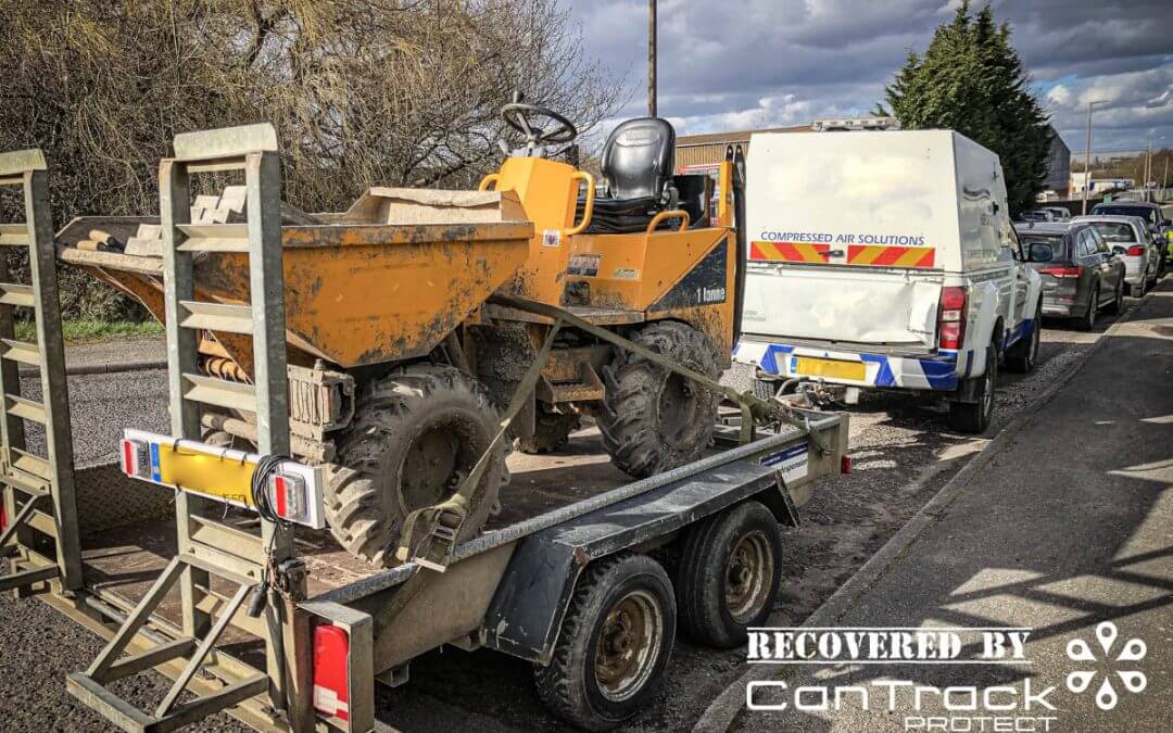 Thwaites HD1000 Site Dumper Stolen from West Yorkshire recovered in South Yorkshire.