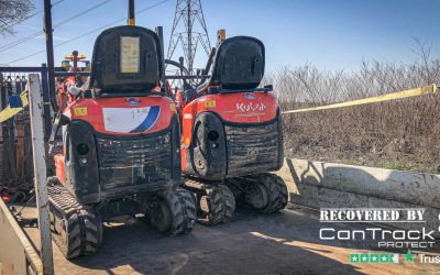 2 Kubota Micro Excavators stolen and recovered from South Glamorgan